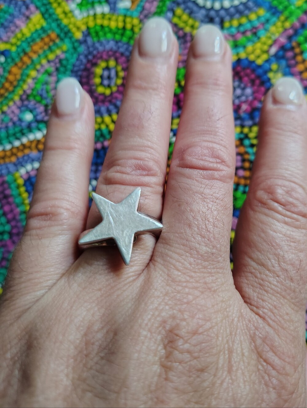 Silver Star Statement Ring - Women Jewelry